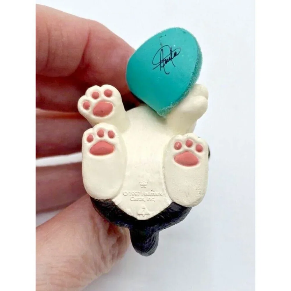 Hallmark Christmas Ornaments Lot 4 Puppy Love Jesus Loves Me Stocking 90s 2001
